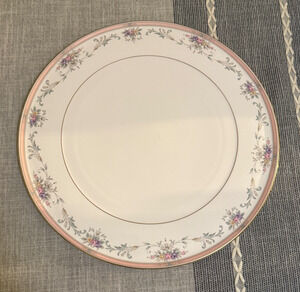 🍰 Christopher Stuart Spring Crest 13 1/8” Cake Plate Bone China Thailand